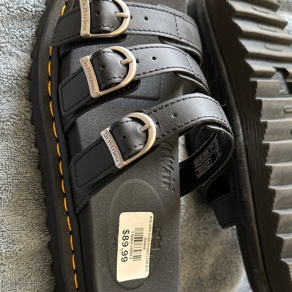 Dr. Martens Black Textured Footwear - Picture 9 of 9